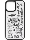 Dolce & Gabbana Graffiti-print Iphone 13 Pro Max Case In White