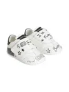 Dolce & Gabbana Graffiti-print Strap Sneakers In White