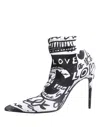 Dolce & Gabbana Graffiti-print Stretch Heel In Multi