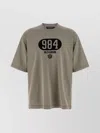 Dolce & Gabbana Graphic Crew Neck Short Sleeve T-shirt In Neutral