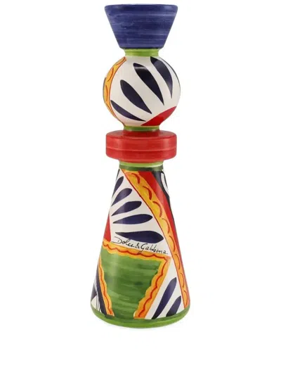 Dolce & Gabbana Graphic-print Candleholder (41cm)