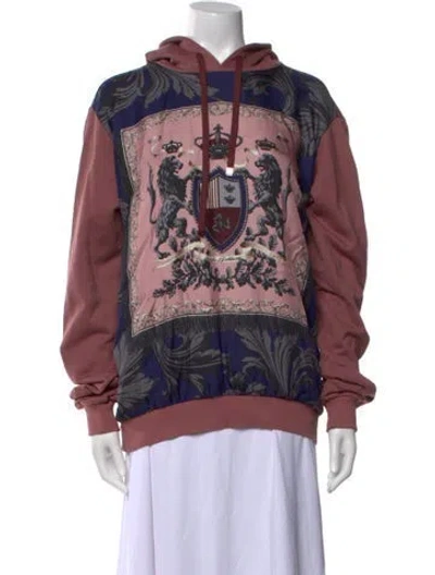 Pre-owned Dolce & Gabbana Graphic Print Crew Neck Sweatshirt In Multi