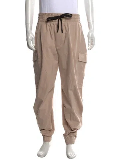 Pre-owned Dolce & Gabbana Graphic Print Joggers In Neutral