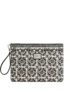 Dolce & Gabbana Majolica-print Canvas Clutch Bag