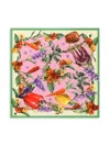 Dolce & Gabbana Graphic-print Scarf In Green