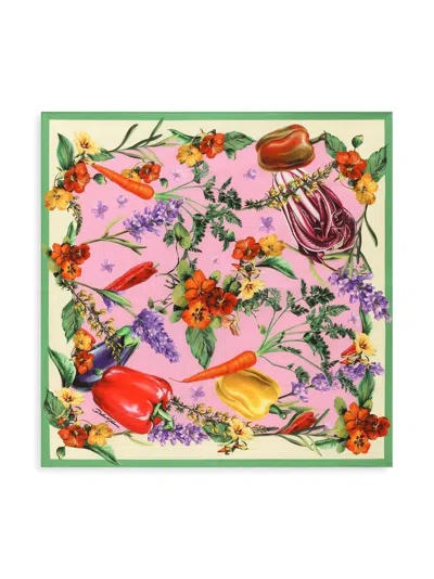 Dolce & Gabbana Kids' Graphic-print Scarf In Green