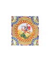 Dolce & Gabbana Carretto-print Cotton Bandana In Multicolor