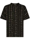 Dolce & Gabbana Graphic-print Short-sleeve T-shirt In Black