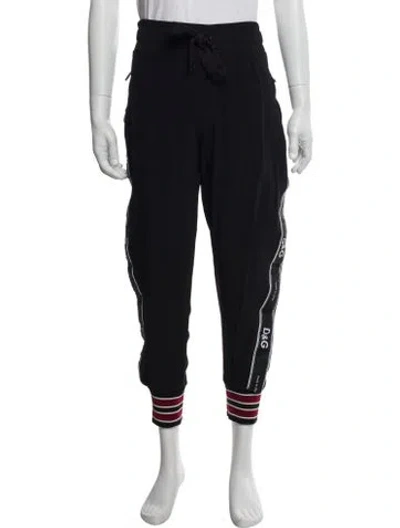 Pre-owned Dolce & Gabbana Graphic Print Sweatpants In Blue