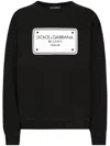 Dolce & Gabbana Graphic-print Sweatshirt In Black