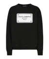 Dolce & Gabbana Graphic-print Sweatshirt In Black