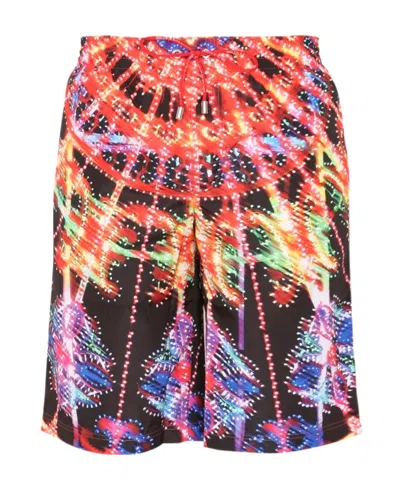 DOLCE & GABBANA DOLCE  GABBANA GRAPHIC PRINT DRAWSTRING SWIMMING SHORTS