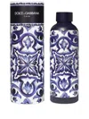 Dolce & Gabbana Graphic-print Thermos In Blue