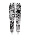 Dolce & Gabbana Graphic-print Track Pants In Black
