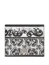 Dolce & Gabbana Graphic-print Wallet In Neutral