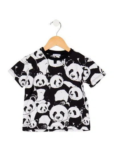 Pre-owned Dolce & Gabbana Babies' Graphis Short Sleeve Shirt In White
