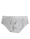 Dolce & Gabbana Bi-pack Cotton Briefs In Gray