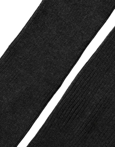 Dolce & Gabbana Gray Cotton Tights Stocking Pantyhose Socks