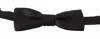 Dolce & Gabbana Gray Dotted Silk Adjustable Neck Bow Men's Tie In Gray