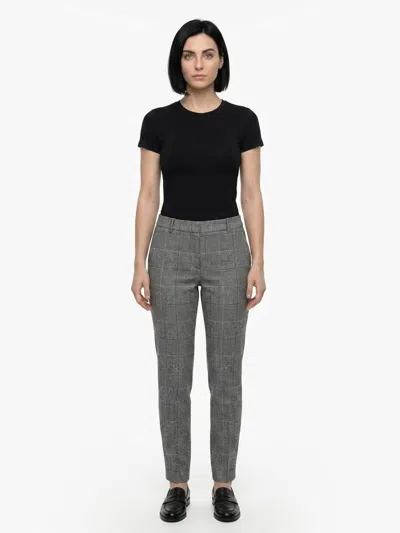 Dolce & Gabbana Virgin Wool Pinstriped Trousers In Gray