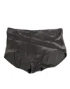Dolce & Gabbana Gray Satin High Waist Briefs Women Underwear In Brown