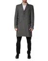 Dolce & Gabbana Wool-blend Single-breasted Coat In Gray