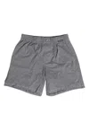 Dolce & Gabbana Gray Striped Cotton Regular Boxer Underwear In Gray