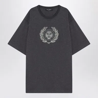 Dolce & Gabbana Gray T-shirt With Print