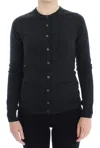 Dolce & Gabbana Gray Wool Button Cardigan Sweater In Gray
