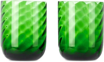 Dolce & Gabbana Green Carretto Water Glass Set