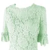 Dolce & Gabbana Green Cotton Women's Dress