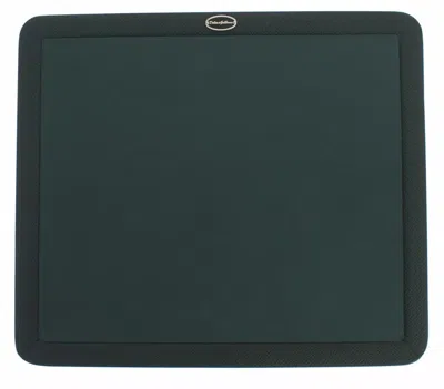 Dolce & Gabbana Green Leather Mouse Pad Accessory In Gray