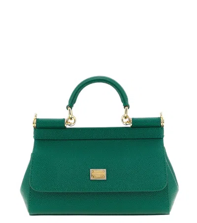 Dolce & Gabbana Green Sicily Mini Satchel