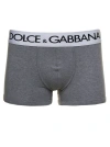 Dolce & Gabbana Logo-waistband Stretch Briefs In Grey