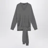 Dolce & Gabbana Grey Cashmere Sweater In Gray