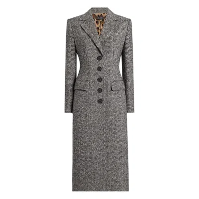 Dolce & Gabbana Grey Coats - Single Breasted Coats Women In Gray