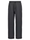 Dolce & Gabbana Elastic Drawstring Sweatpants In Grey