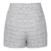 Dolce & Gabbana Grey Cotton Shorts In Quadri Check