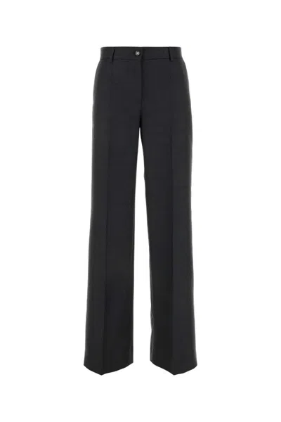 DOLCE & GABBANA GREY FLARED TROUSER