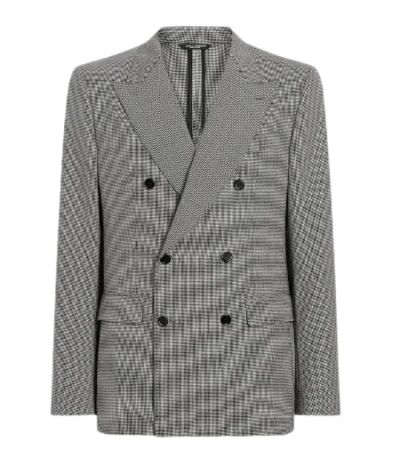 Dolce & Gabbana Grey Lana Clothing Jackets In Multi
