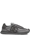 Dolce & Gabbana Cushion Nylon Sneakers Rubber Sole In Gray