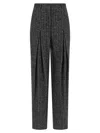 Dolce & Gabbana Wool Trousers With Back Pocket And Pleated Design In Gray