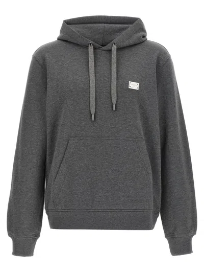 Dolce & Gabbana Grey Tag Hoodie