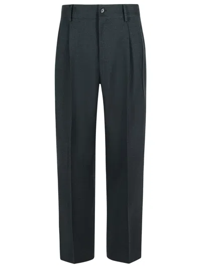 Dolce & Gabbana Grey Virgin Wool Trousers