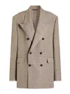 Dolce & Gabbana Grey Viscose Jacket In Multi