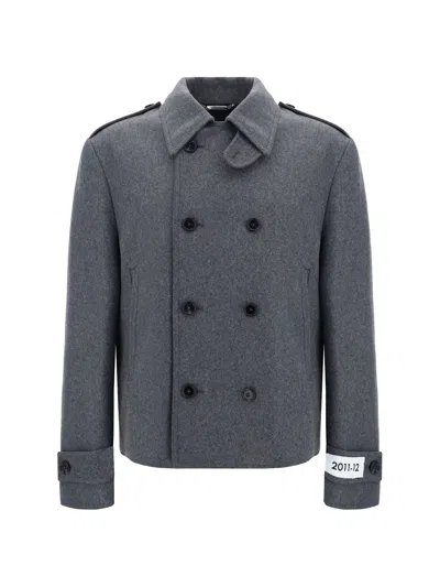 Dolce & Gabbana Grey Wool Blend Jacket