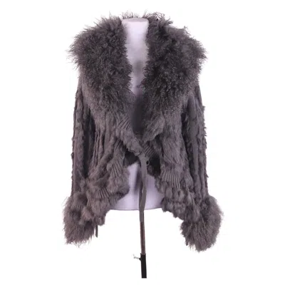 Pre-owned Dolce & Gabbana Grey Wool Cardigan In Gray