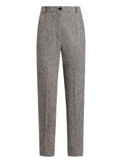 DOLCE & GABBANA Grey wool trousers DOLCE e GABBANA