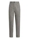 Dolce & Gabbana Tailored Wool Trousers In Gray