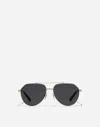 Dolce & Gabbana Gros Grain Sunglasses In Black